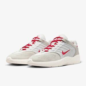 NEW NIKE SB Vertebrae shoes in summit white/university red men's 12